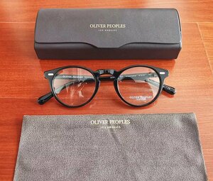 高級*イタリア製★「OLIVER PEOPLES/オリバーピープルズ」伝説の大人気作・OV5186・ボストン・メガネフレーム・黒