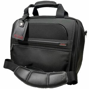 【極美品】TUMI トゥミ ブリーフケース 22155D4 黒 ビジネスバッグ 2way ショルダー バリスティックナイロン ボストンバッグ A4 ブラック