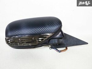  operation OK!! Subaru original BL5 Legacy previous term door mirror side mirror electric storage 10P carbon style seat pasting right right side driver`s seat side turn signal attaching BP5