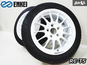 ●ENKEI エンケイ Sport RC-T5 16インチ 7J ＋48 5H 5穴 PCD114.3 ホイール 2022年 205/50R16 タイヤ 2本セット ZC33S スイスポ にて使用