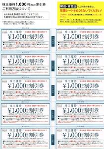 即決　HABA　ハーバー研究所　株主優待券　10000円分　(1000円割引券10枚セット)