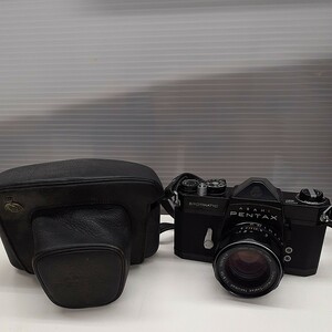 PENTAX ペンタックス SP SPOTMATIC 一眼レフカメラ レンズ super-multi-coated TAKUMAR 1:1.8/55 カメラケース付き　zejみ