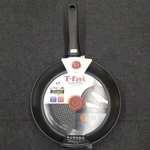 未使用品 T-fal ティファール IH対応 ガス火対応 IHカフェモカ 26cm G10905 フライパン 温度の見えるティファール zejま　