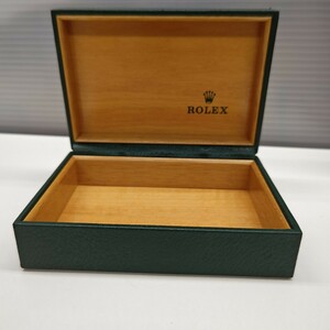  良品 ロレックス 空箱 68.00.55 腕時計用 BOX ケース 緑/グリーン メンズ/レディース zejみ