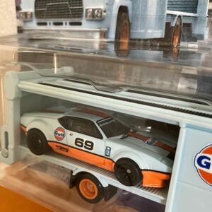 HW▲ HOT WHEELS TEAM TRANSPORT チームトランスポート 【 DE TOMASO PANTERA GRUPPO 4 SECOND STORY LORRY 】 デトマソ パンテーラ Gulf