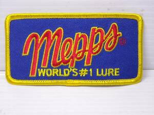 メップス　Mepps　ワッペン　角型　WORLD&#039;S #1 LURE　スピナー