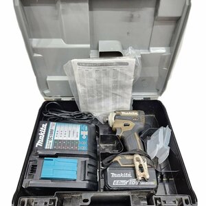 makita マキタ 充電式 インパクトドライバ TD171DGX 中古 18V 6.0Ah バッテリー 充電器 セット 電動工具 I2311R13