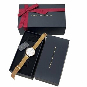 DANIEL WELLINGTON ダニエルウェリントン DW00100219 ゴールド レディース 腕時計 クオーツ 稼働品 箱付 【美品】 U2312K99