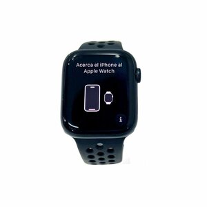Apple Watch Nike Series 7 GPS+Cellularモデル 45mm MKL53J/A ミッドナイト バンド 充電ケーブル付属 【良品】 U2312K195
