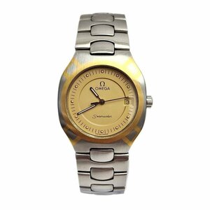 OMEGA オメガ シーマスター ポラリス デイト クォーツ 中古 不動品 ジャンク メンズ ゴールド I2312K179