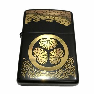 ZIPPO ジッポ ライター 葵の御紋 ケース付属 まるで印籠 水戸黄門 送料520円 これぞ天下の副将軍 【美品】 U2312K357