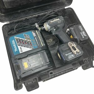 makita 充電式 インパクトドライバー TD160DRFX 充電器 バッテリー2点 中古 フルセット マキタ 14.4V I2310R14