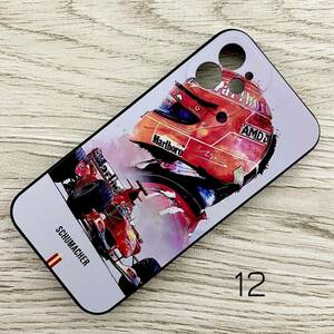 ミハエル・シューマッハ アート iPhone 12 ケース F1 フェラーリ Ferrari スマホ