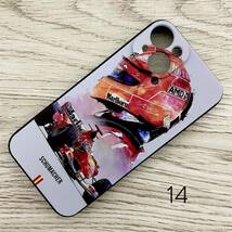 ミハエル・シューマッハ アート iPhone 14 ケース F1 フェラーリ Ferrari スマホ_画像1