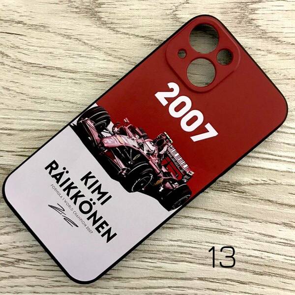 キミ・ライコネン 2007 ワールドチャンピオン iPhone 13 ケース F1 フェラーリ Ferrari スマホ