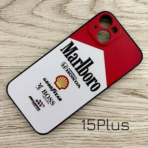 マールボロ マクラーレン ホンダ iPhone 15 Plus ケース F1 McLaren Honda マルボロ アイルトン・セナ スマホ