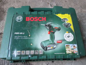 ボッシュ　BOSCH 18V インパクトドライバー　PDR18LI