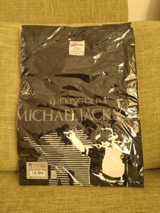 新品未開封 マイケルジャクソン 半袖Tシャツ 定価3800円 Lサイズ 黒 THE KING OF POP Michael Jackson MJ