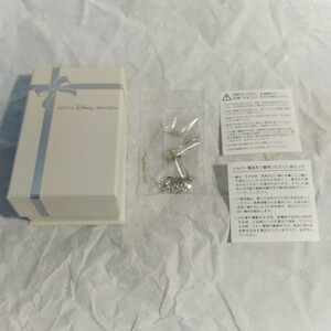 東京ディズニーリゾート ミッキーマウス ネックレス シルバー925 キュービックジルコニア 未使用 アクセサリー 当時物