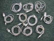 Apple Lightning to USB 充電ケーブル 通電確認 現状品 純正 10セット B50238_画像1