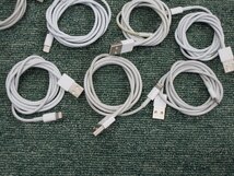 Apple Lightning to USB 充電ケーブル 通電確認 現状品 純正 10セット B50231_画像4