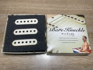 Bare knuckles ピックアップ ストラトキャスター用 Apache set Aged White 音出し確認のみ