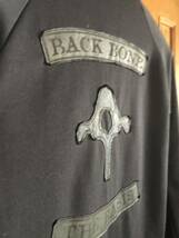 BACK BONE THE BASIS antique vintageジップアップ ジャケット ブラック 上着 ブルゾン _画像9