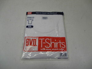B.V.D！ビー・ブイ・ディ！Tシャツ！丸首半袖！MA(白)
