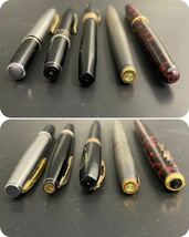 Sailor セーラー 21 21K 14K PARKER パーカー SONNET ソネット 18K 750 POINT F SHEAFFER シェーファー 万年筆 5本まとめ 筆記未確認_画像3