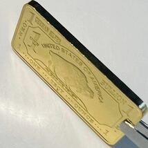 アメリカ　ブリオン　1トロイオンス　ブルデザイン　ケース付き　記念メタル　金色の塊　硬貨　重さ31.9g_画像3