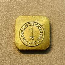 オーストラリア　古銭　ゴールデンウェスト　1オンス　四角　硬貨　金貨　重さ11.3g_画像2