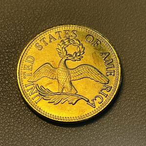 アメリカ　早期古銭　古銭　1795年　帽子をかぶった女神　スモールイーグル　リバティ　大型　コイン　硬貨　寶　金貨　重さ16.5g