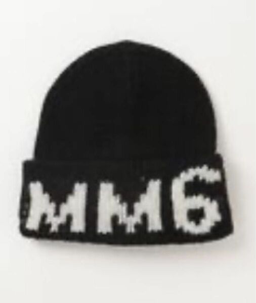 MM6 Maison Margiela MM6 ロゴ　ニット帽　ビーニー
