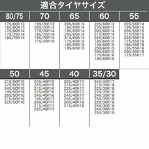 在庫有り即納 ISSE (イッセ) 布製タイヤチェーン スノーソックス スーパー 高品質モデル サイズ62 正規品_画像9