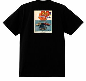 アドバタイジング プリモス プリマス P1966 黒 Ｔシャツ 1969 ロードランナー サテライト バラクーダ フューリー プリムス モパー