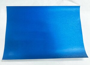 A4 カーラッピングシート ブラッシュクローム 青 マットメタリック ブルー アルミ削り出しのようなヘアライン usdm お試しサイズ