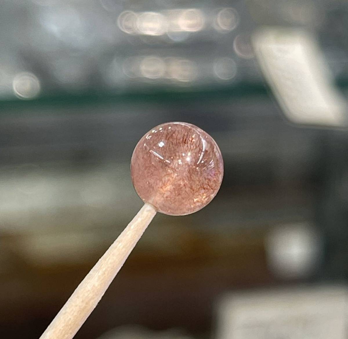 究極!超希少 カザフスタン産ストロベリークォーツブレスレット5.5〜5.8mm 究極!超希少 カザフスタン産ストロベリークォーツブレスレット5.5〜5.8mm