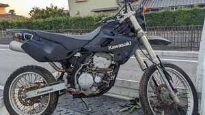  снятие деталей KLX250