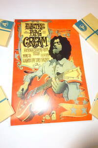 クラプトン・クリーム　変形のミニポスター　clapton　cream