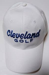 Cleveland GOLF　クリーブランドゴルフ キャップ　コットン100% ホワイト　新品未使用品　送料無料