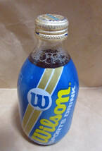 Wilson SPORTS DRINK ウィルソン スポーツ ドリンク 300ml瓶 昭和レトロ_画像1