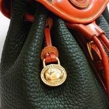  超美品 DOONEY&BOURKE 希少 ドゥーニー&バーク オールレザー リュック ショルダーバッグ グリーン USA製 レディース バッグ 肩掛け 本革_画像5