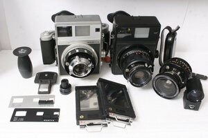 ★1円～ジャンク品★Mamiya・マミヤ ユニバーサルプレス&スーパー23 レンズ3本他！