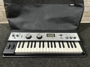 120●〇 KORG micro KORG XL シンセサイザー ボコーダー 37鍵盤 キーボード /コルグ 〇●