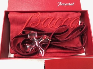 『Baccarat 未使用品 美品 バカラオ ネックレス ペンダント トップ クロス 十字架 クリスタル レターパックプラス発送可』