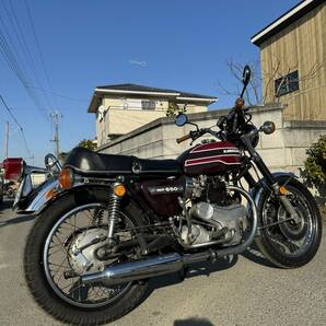 カワサキ W650RS W3 実動 車検付 現状車 旧車 昭和48年 美車（検Z250LTD ゼファー400 Z400FX Z250FT ZRX ゼファー750 Z2 Z1 KH250 の画像4