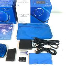 【送料無料】美品　SONY PlayStation Portable PSP 3000 バイブラントブルー　バリューパック_画像3