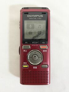 12K034 OLYMPUS オリンパス V-822 ICレコーダー ボイスレコーダー レッド Voice-Trck ボイストレック