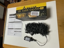 イルミネーションLEDライト　2セット　合計LED720球　計52m　電球色　定格電圧110V　消費電力3.6W_画像1