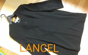 ◆【 冠婚葬祭 ＊ 黒/上着 】　《 LANCEL ・日本製 》　　●サイズ / (Ｌ～ＬＬ)。